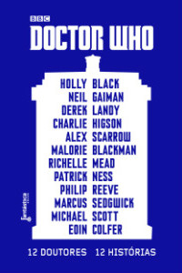 Cover of the Brazilian Edition of 12 Doctors, a Doctor Who short stories compilation